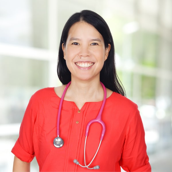 Dr Bernadeta Wibisono - board certified by the American Board of Paediatrics